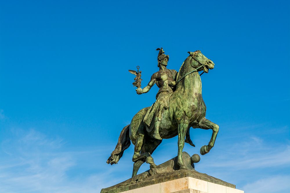 Monument to the Constitution of 1812, Plaza de Espana (Spain Square), Cadiz, Spain.